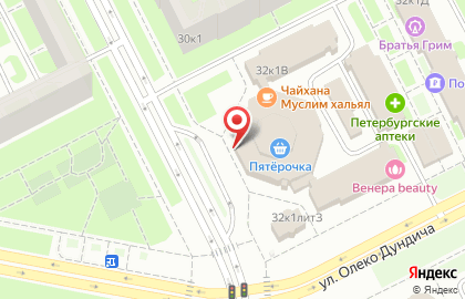Фотоцентр ФотоЭкспрессСПб в Фрунзенском районе на карте