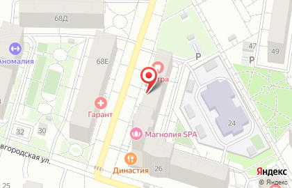 Строящиеся объекты ЖИ в Индустриальном районе на карте
