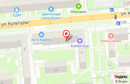 Торгово-монтажная компания Decor на улице Культуры на карте