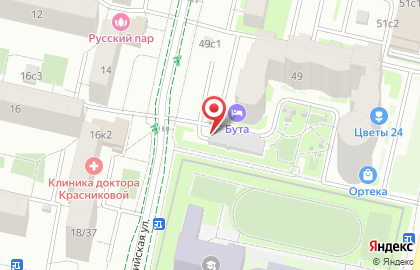 Автостоянка в Москве на карте