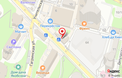 РИС на Учительской улице на карте