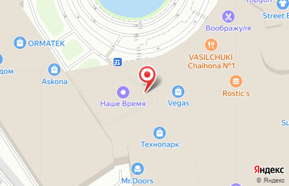 Voga в Новомосковском округе на карте