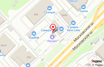 Сервисный центр Лукойл на Московском шоссе на карте