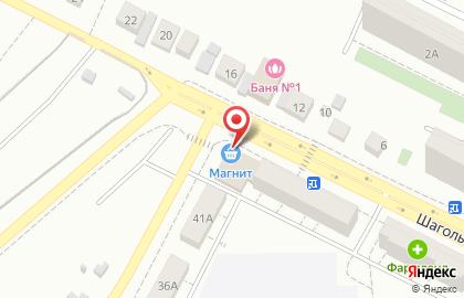 Супермаркет ДИКСИ на Шагольской улице на карте