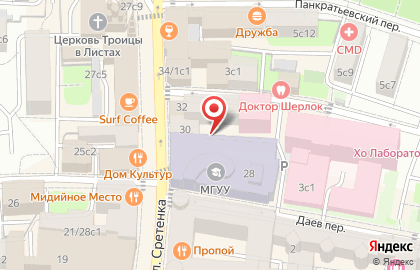 ЗАО Сотос на карте