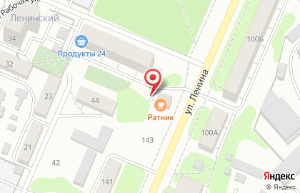 Ратник на улице Ленина на карте