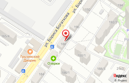 Сеть супермаркетов Ярче! на улице Бориса Богаткова, 188 на карте