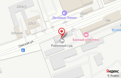 Омский районный суд Омской области на карте