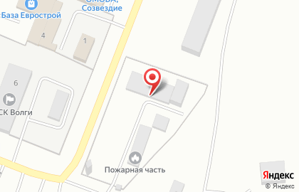 Пожарная часть в Оренбурге на карте