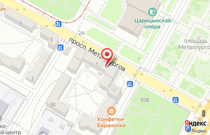 Супермаркет Покупочка в Краснооктябрьском районе на карте