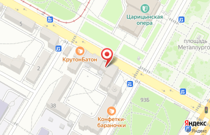 Супермаркет Покупочка в Краснооктябрьском районе на карте