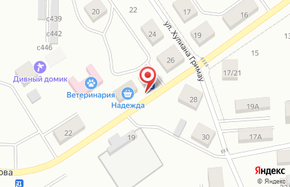 Магазин продуктов Авоська на улице Чкалова на карте