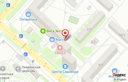 Киоск по продаже фруктов и овощей в Дзержинском районе на карте