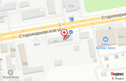 Торговая компания на Старомарьевском шоссе на карте
