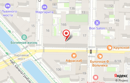 Кафе-пекарня Калачи на проспекте Римского-Корсакова на карте
