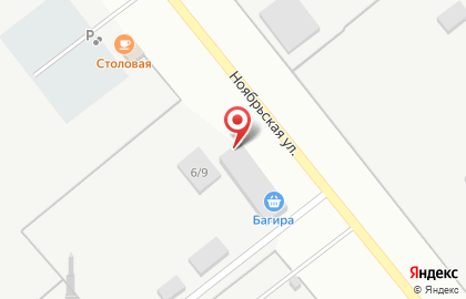 Автомойка Багира на улице Ноябрьской на карте