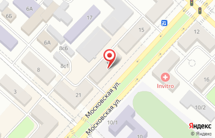 Магазин аккумуляторов Автомотив на Московской улице на карте