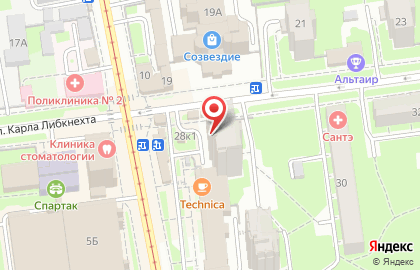 Симбирская ювелирная компания на улице Карла Либкнехта на карте