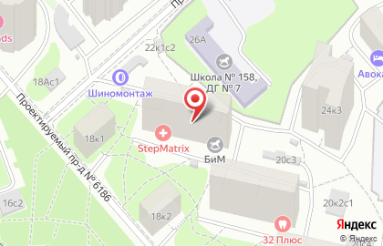 Клиника подологии StepMatrix на Беломорской улице на карте