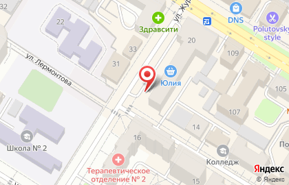 Магазин овощей и фруктов на улице Журавлёва на карте