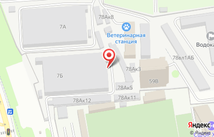 Гаражный кооператив №18 на Нагорном шоссе на карте