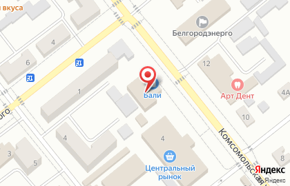 Служба доставки еды Farfor на Комсомольской улице на карте