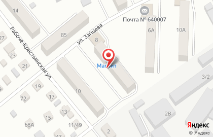 Магнит на Рабоче-Крестьянской улице на карте