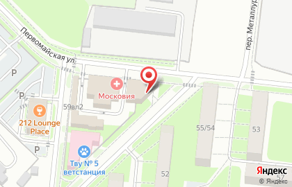 Магазин цветов Роза на Первомайской улице на карте