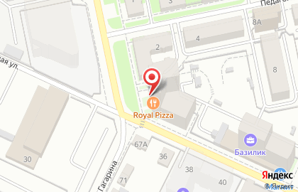 Служба доставки Royal Pizza на карте