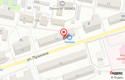 Скрутить Пробег Тула на карте