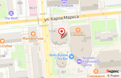 Банкомат Восточно-Сибирский банк Сбербанка России, Красноярское городское отделение №161 на улице Карла Маркса, 125 на карте