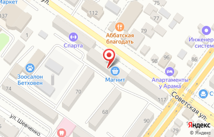 Аптека Озерки на Советской улице на карте