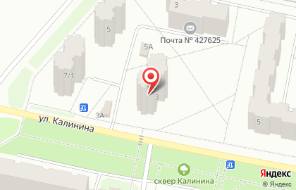 Мир цветов на Калинина на карте