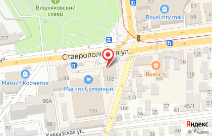 Магазин кондитерских изделий Конфеты на Ставропольской улице на карте