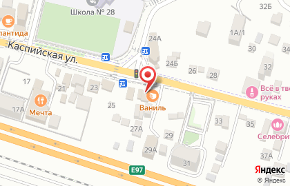 Пивная лавка на Каспийской улице на карте