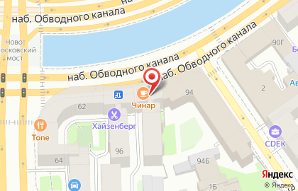 Московская на карте