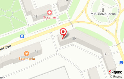 Магазин постельных принадлежностей Ивановский текстиль на улице Ломоносова на карте