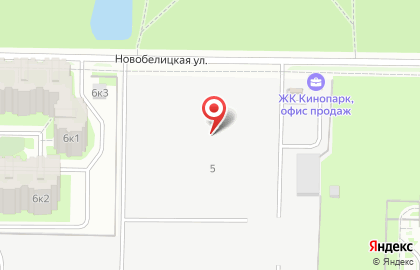 Автостоянка на ул. Тамбасова, 5а на карте