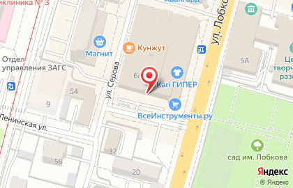 Студия красоты Оттенки в Ленинском районе на карте