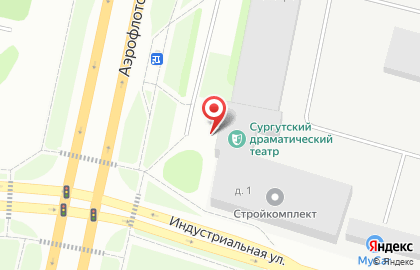 Компания по заказу манипулятора и эвакуатора ТрансСевер на Индустриальной улице на карте