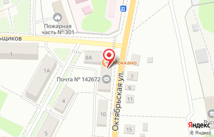 Салон-парикмахерская Облик на Октябрьской улице на карте
