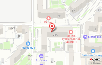 Возрождение в Красноярске на карте