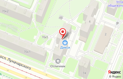 Лада в Озерках на карте