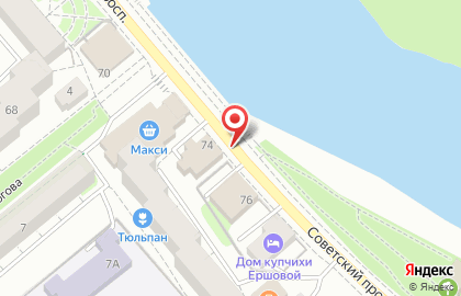 Бьюти на Советском проспекте на карте