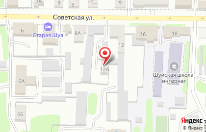 Торгово-производственная компания Специальный Текстиль на Советской улице на карте