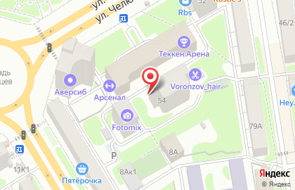 Награда в Железнодорожном районе на карте
