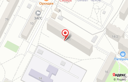 Киоск по продаже фруктов и овощей, г. Чехов на Лопасненской улице на карте