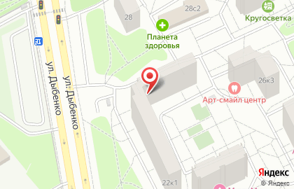 Бюро услуг по недвижимости на карте