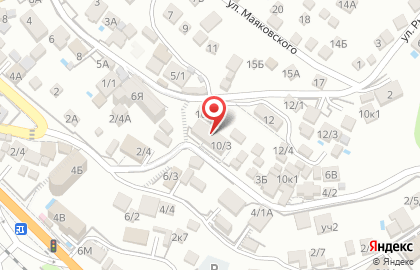 Гостиница Восток на улице Маяковского на карте