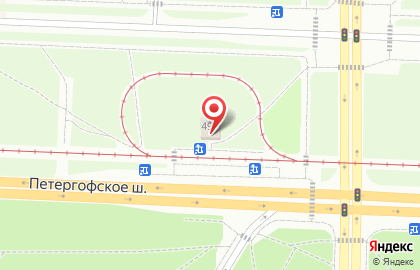 Цветочный магазин Цветландия в Красносельском районе на карте